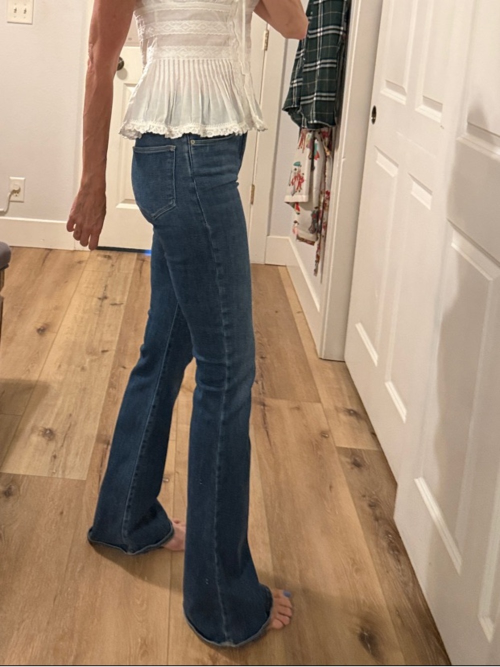 Frame Denim Dark Blue Flare Jeans